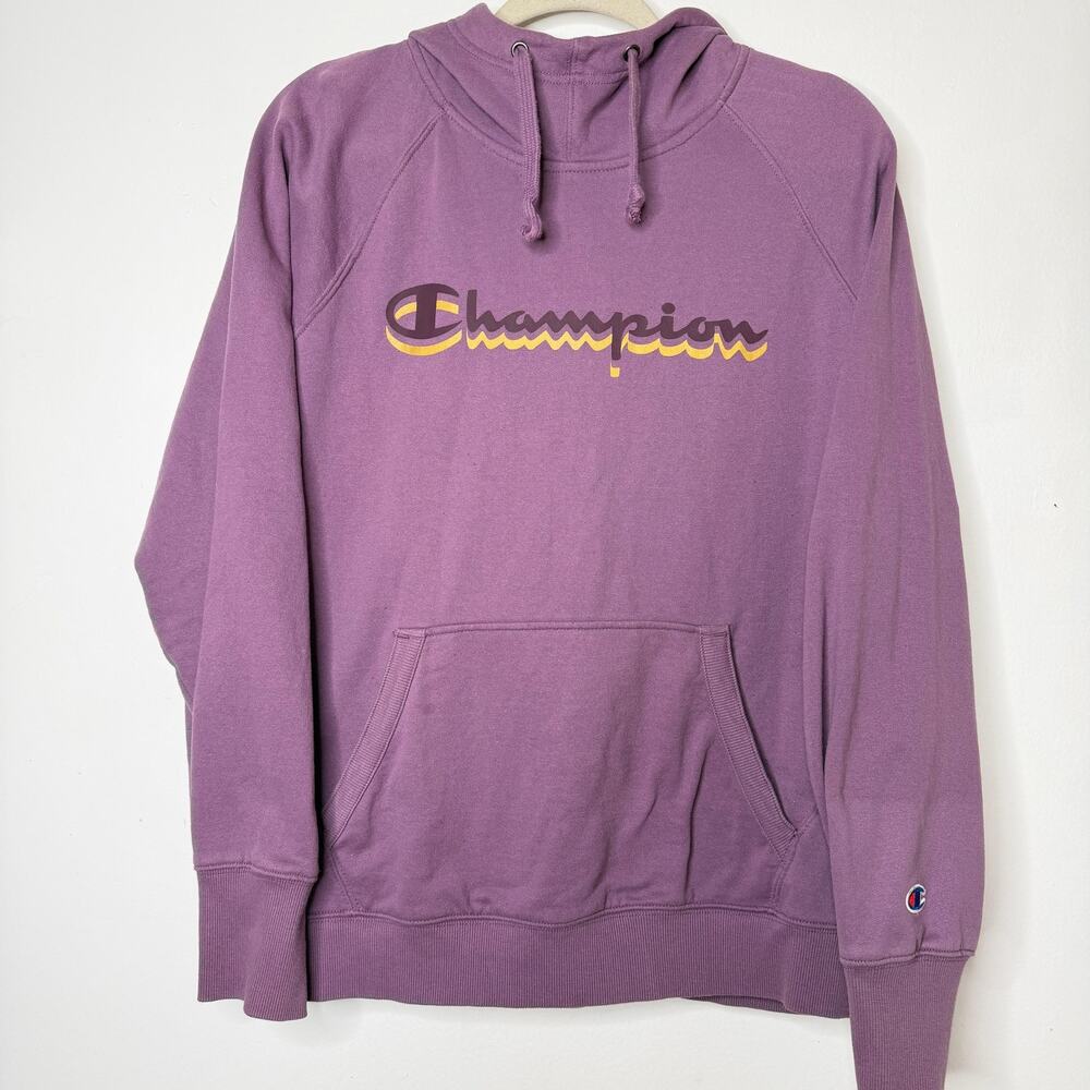 Champion Women’s Pullover Hoodie – Purple – Size XL